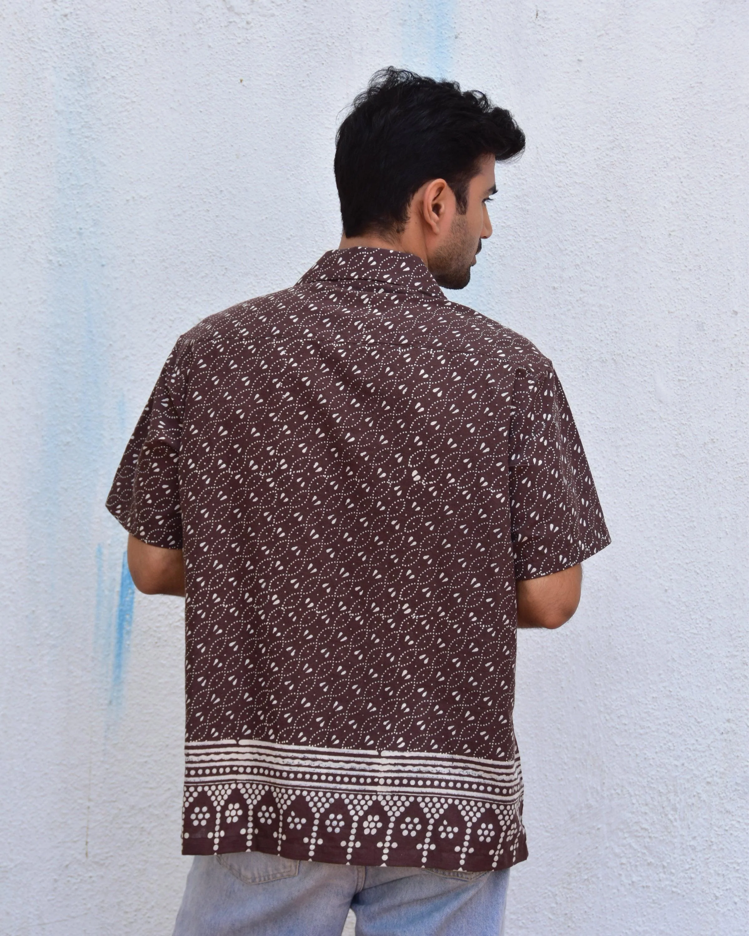 Rustic Rhapsody Handblockprinted Pure Cotton Shirt - Image 5