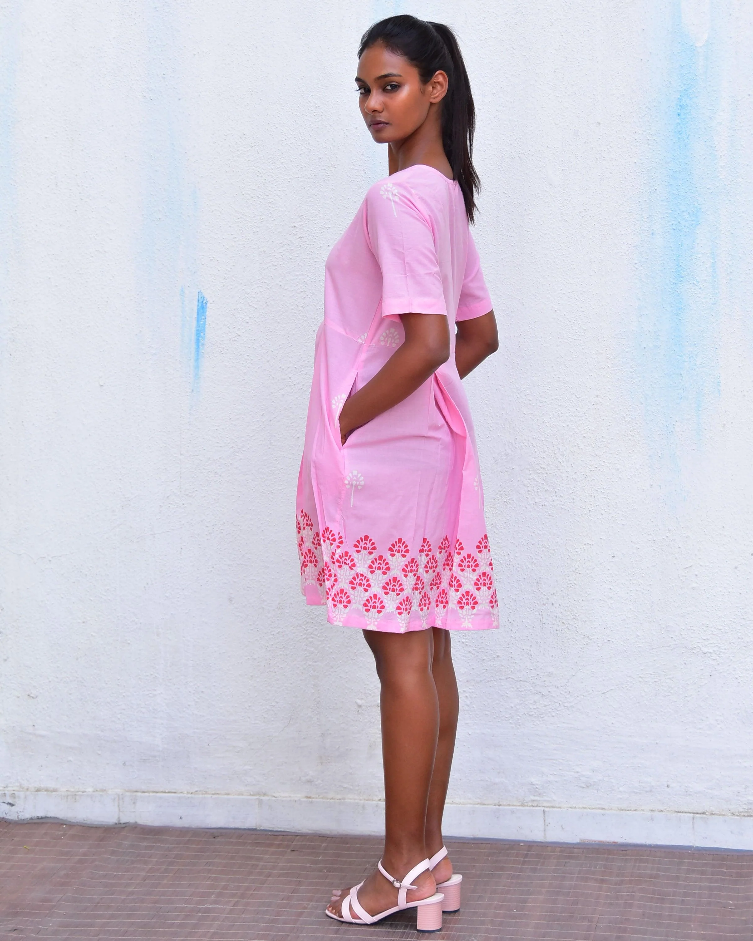 Sadru Bagh Handblockprinted Cotton Dress-Sor - Image 6