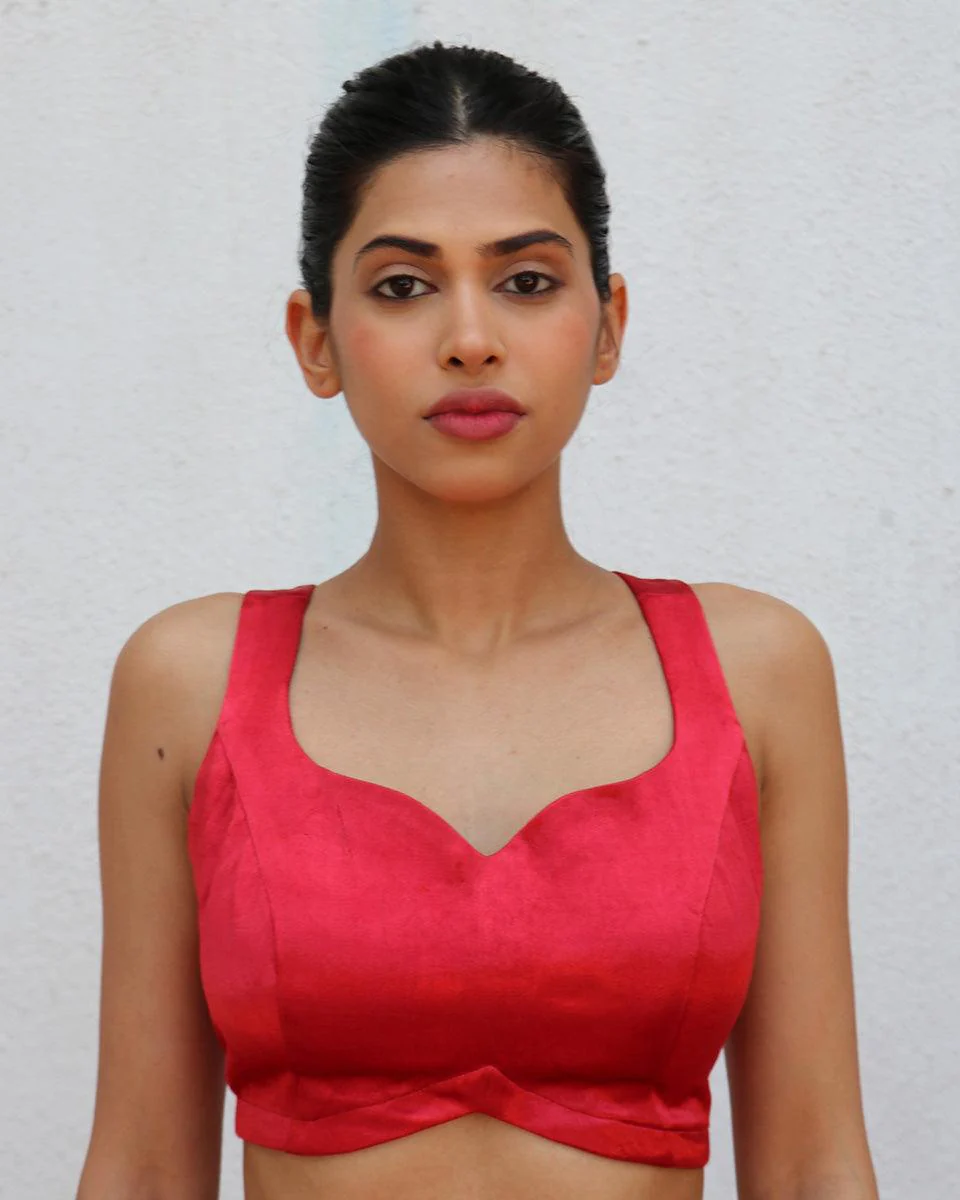Sarasavi Mashru Silk Blouse - Image 2