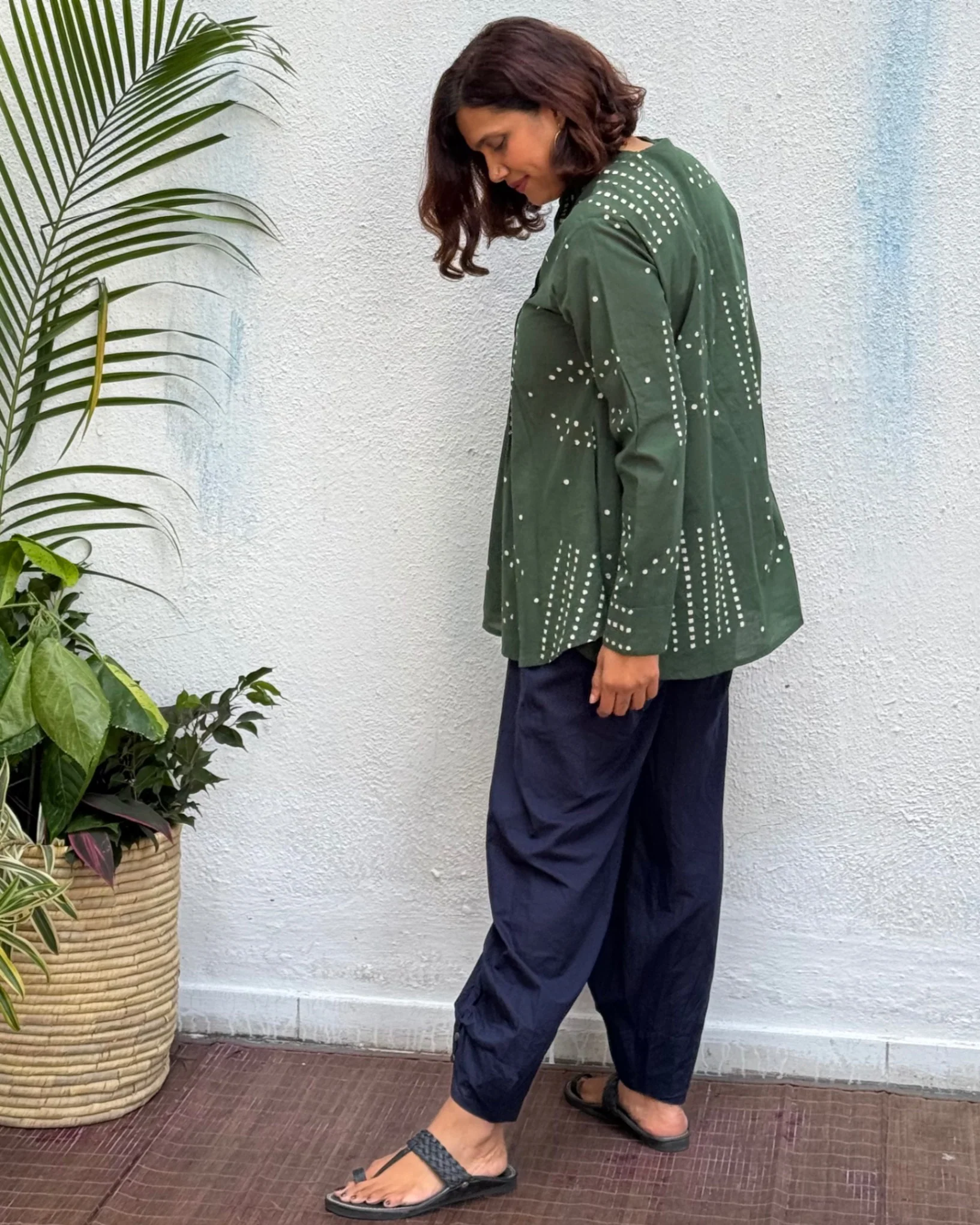Shalini Block Printed Cotton Kurti - Image 5