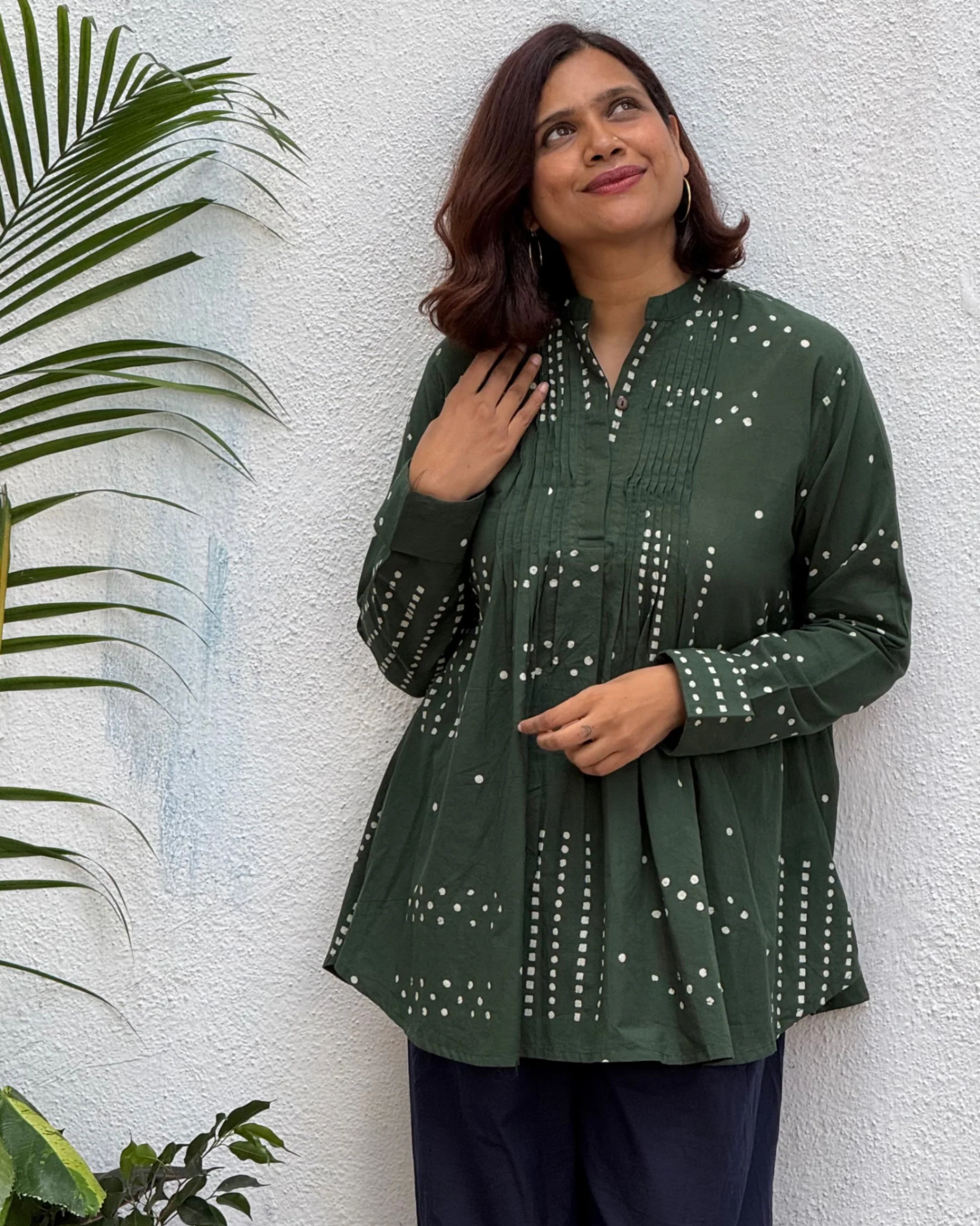 Shalini Block Printed Cotton Kurti - Image 7