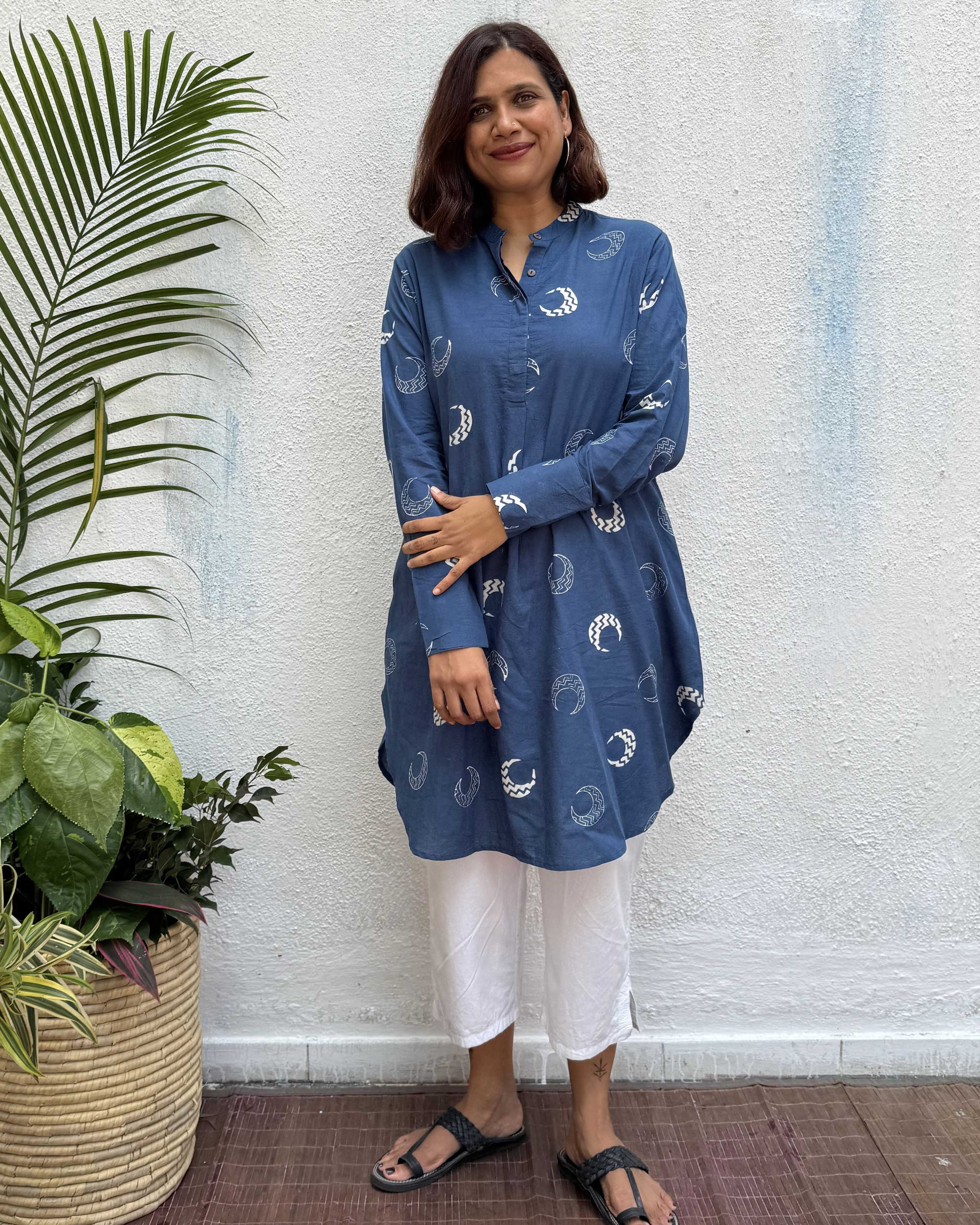 Shayesta Block Printed Cotton Kurti - Image 5