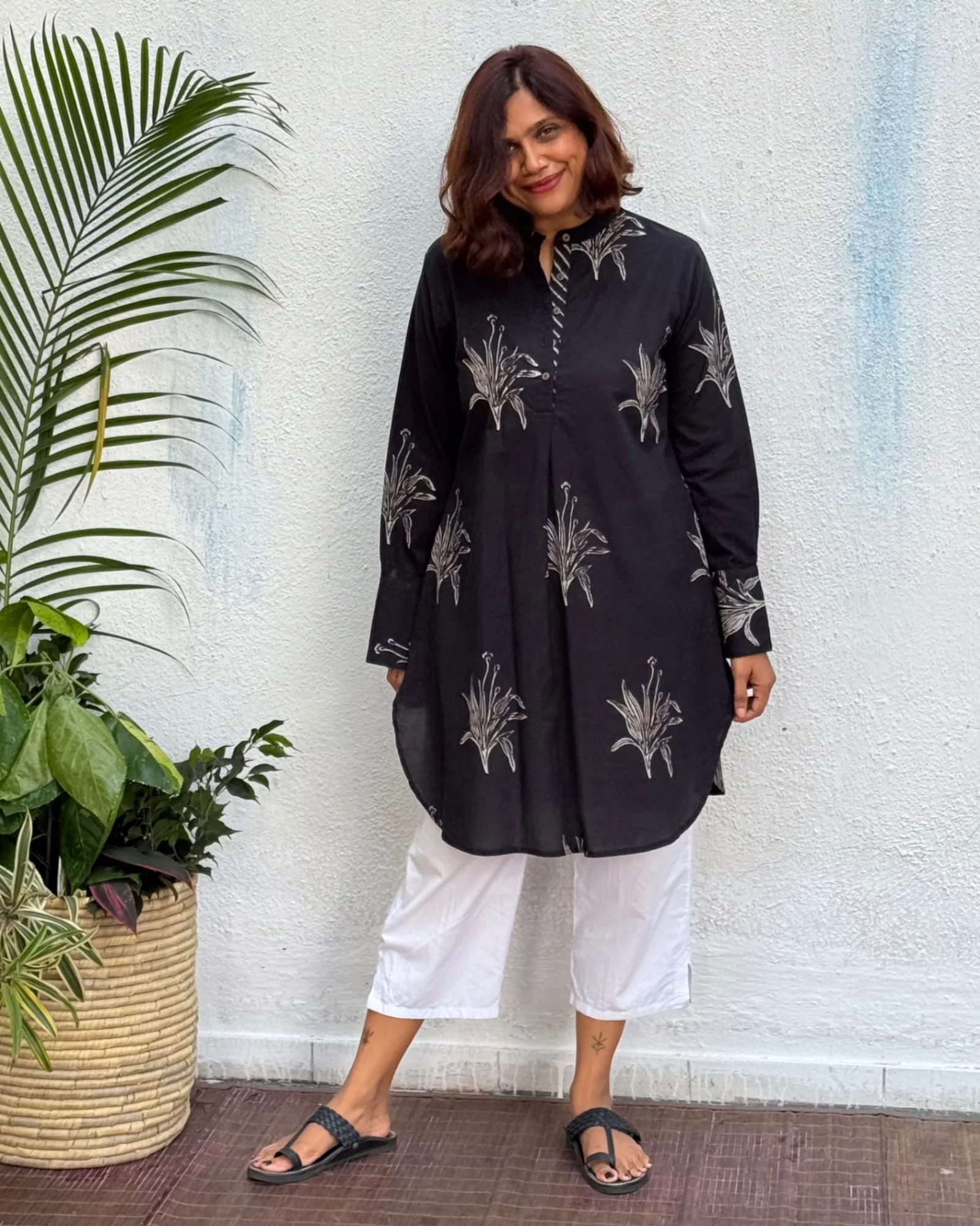 Sumati Block Printed Cotton Kurti - Image 5