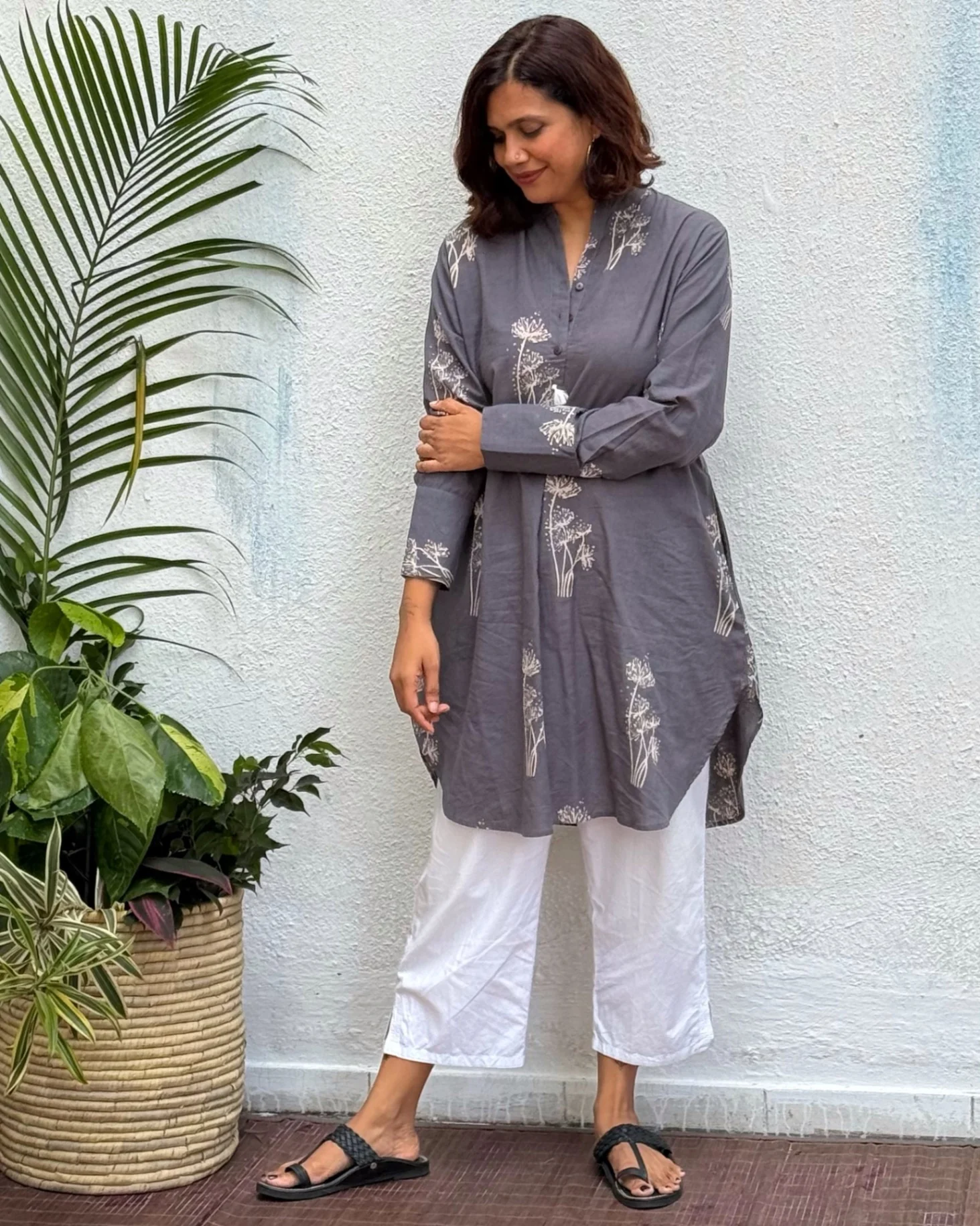 Tarini Block Printed Cotton Kurti - Image 4