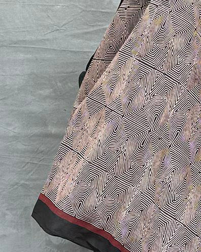 Winter’s Veil Blockprinted Cotton Dupatta - Image 5