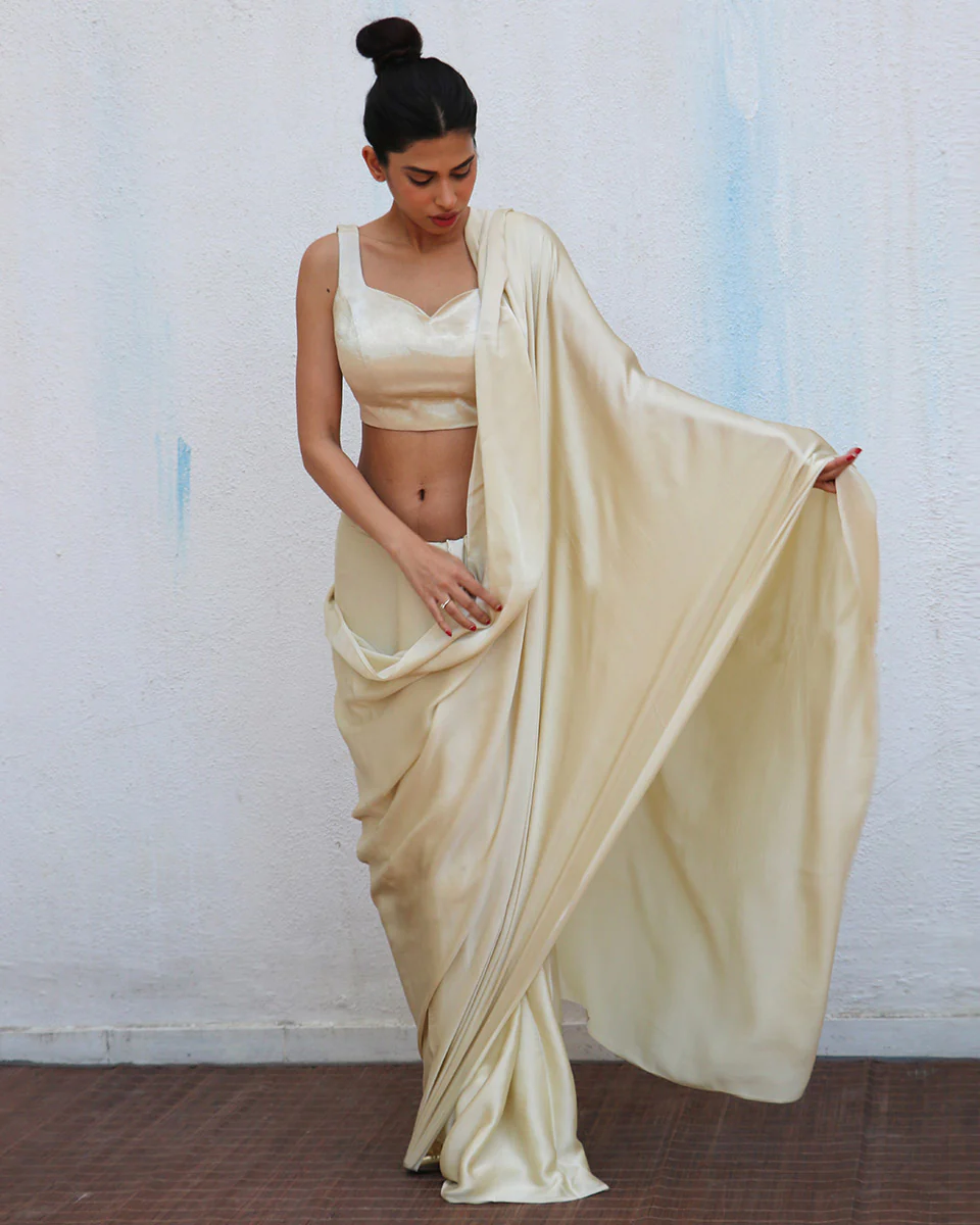 Zarna Modal Silk Saree - Image 5